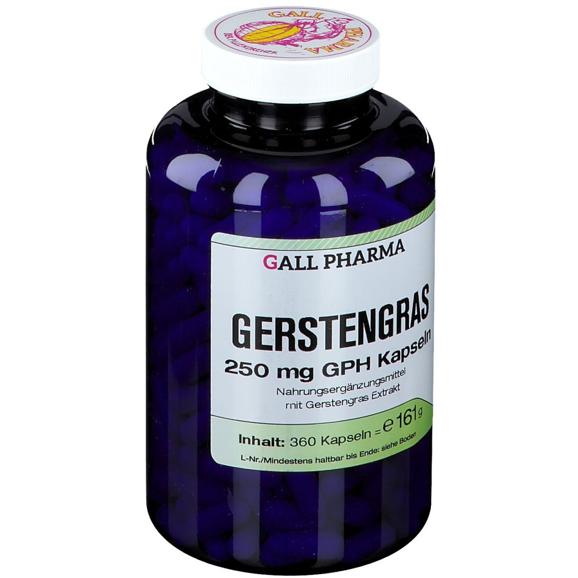 GALL PHARMA Gerstengras 250 mg GPH Kapseln