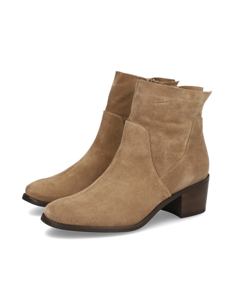 Veloursleder Stiefelette