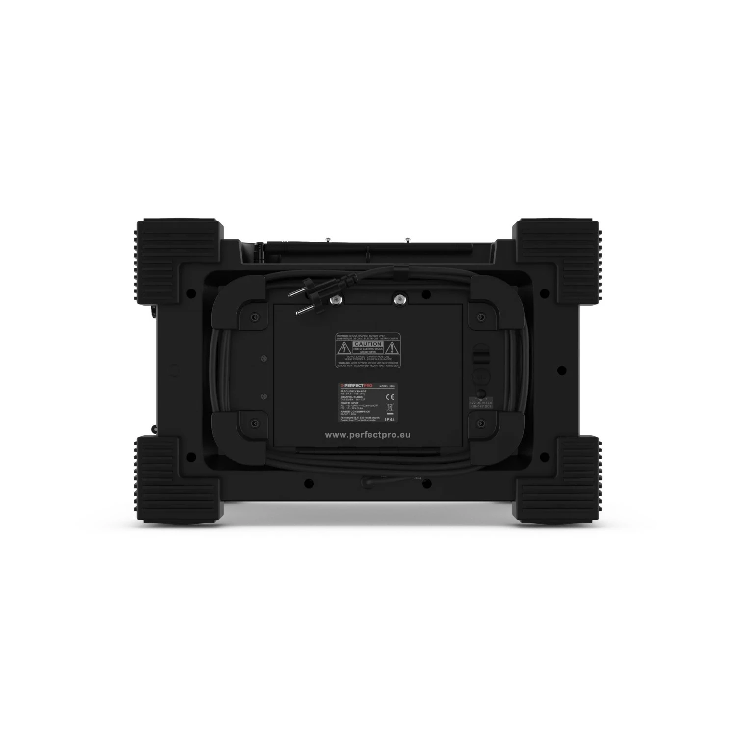 PerfectPro ROCKHART RH4 Bouwradio - FM RDS - DAB  - Bluetooth - AUX In - Oplaadbaar (ingebouwde Lithium accu)