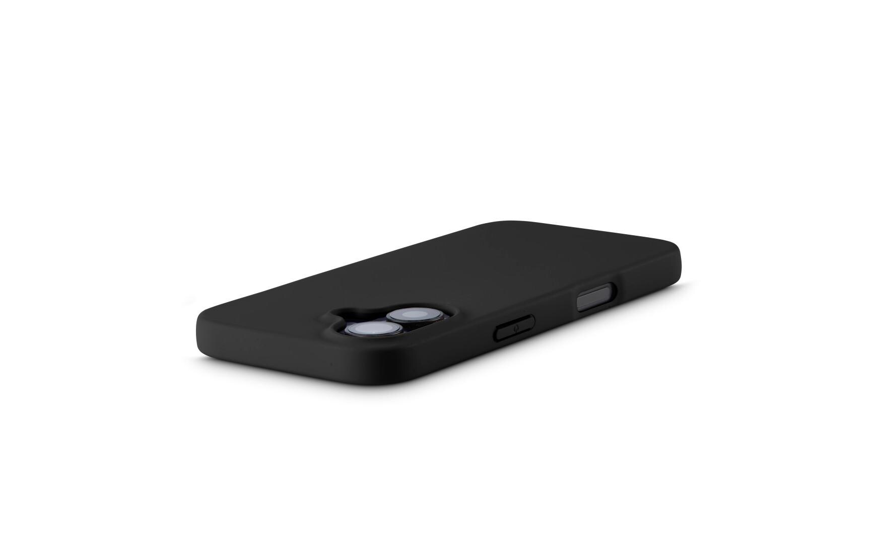 Back Cover Fantastic Feel Schwarz für iPhone 16 PlusHama Fantastic Feel Handy-Schutzhülle 17 cm (6.7