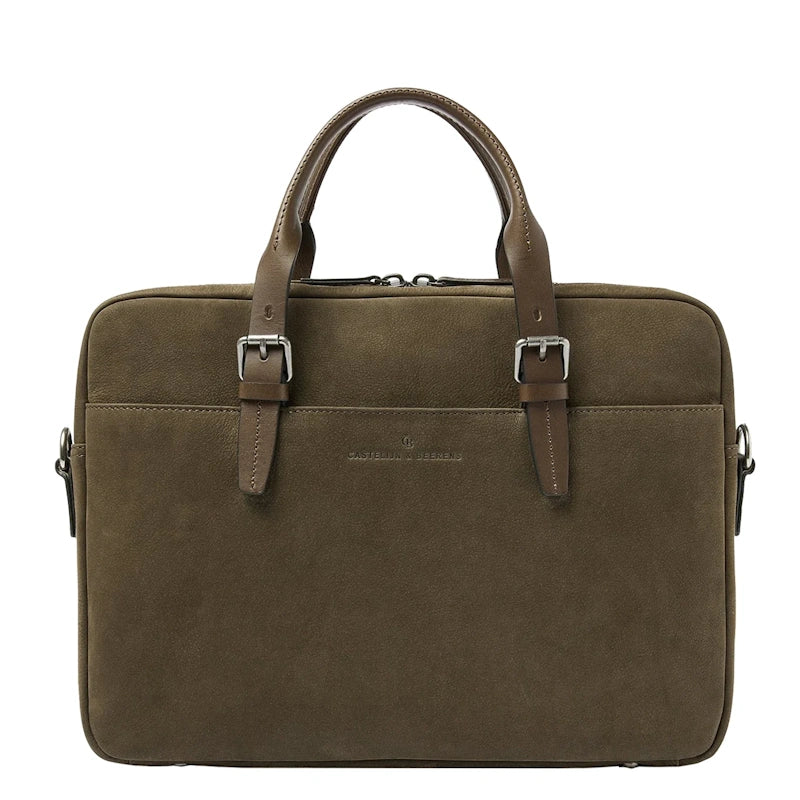 Castelijn & Beerens Nubuck Laptoptas RFID 15,6