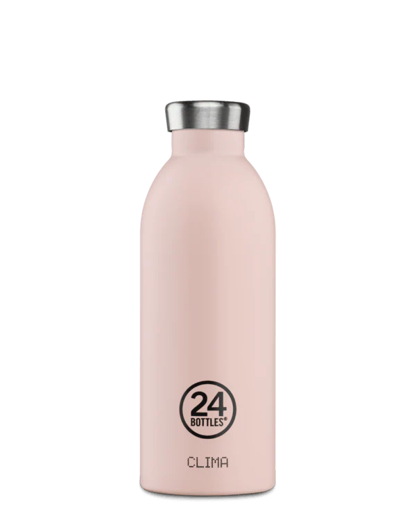 24Bottles  Clima flaske, Dusty pink - 500 ml.