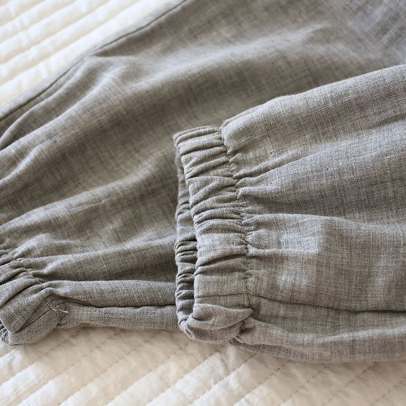 Finlies - Koppel bijpassende harem pyjamabroek met trekkoord in de taille (verschillende ontwerpen)