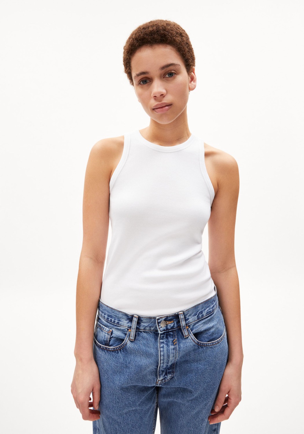 Armedangels Tanktop Kanitaa White