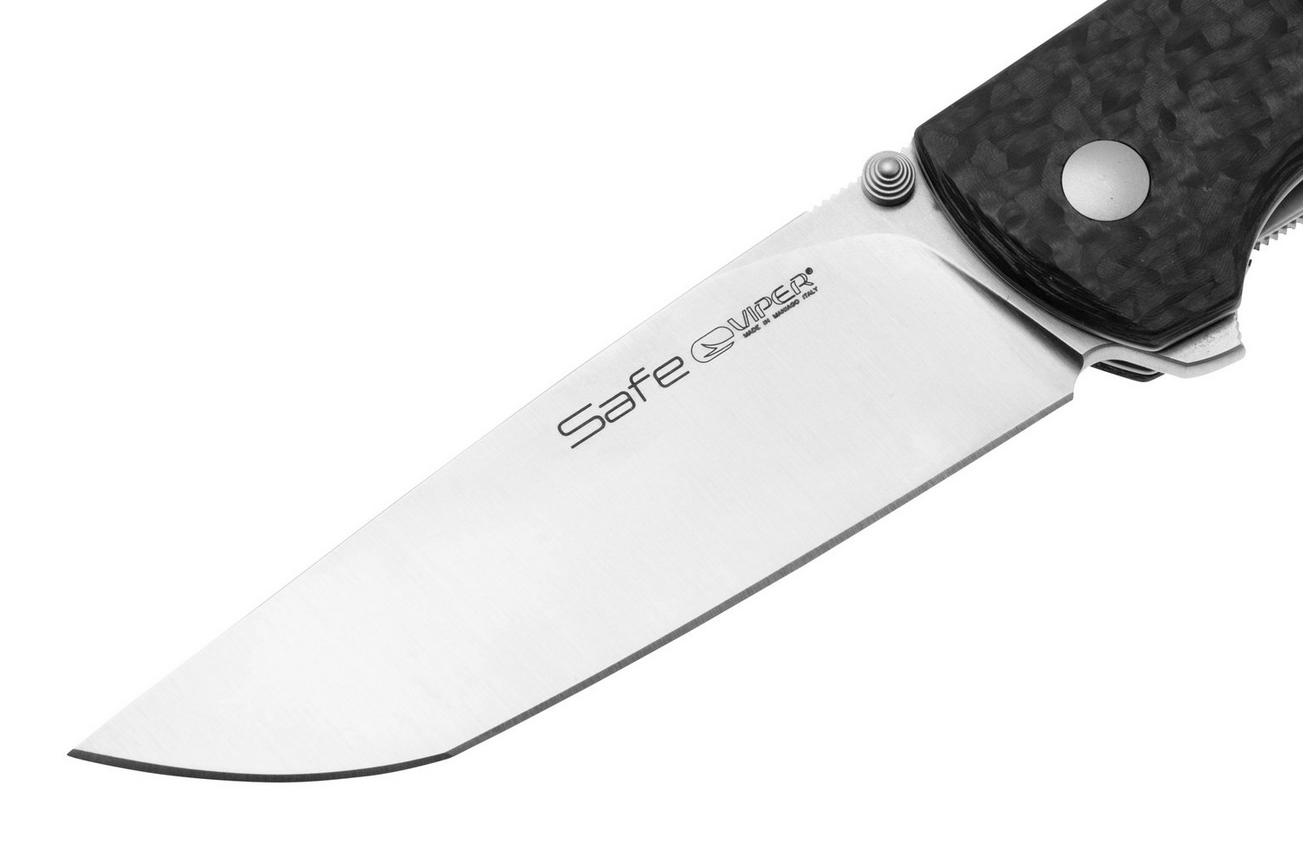Viper Safe V6018FC3D Böhler M390, Carbon Fiber zakmes, Fabrizio Silvestrelli design