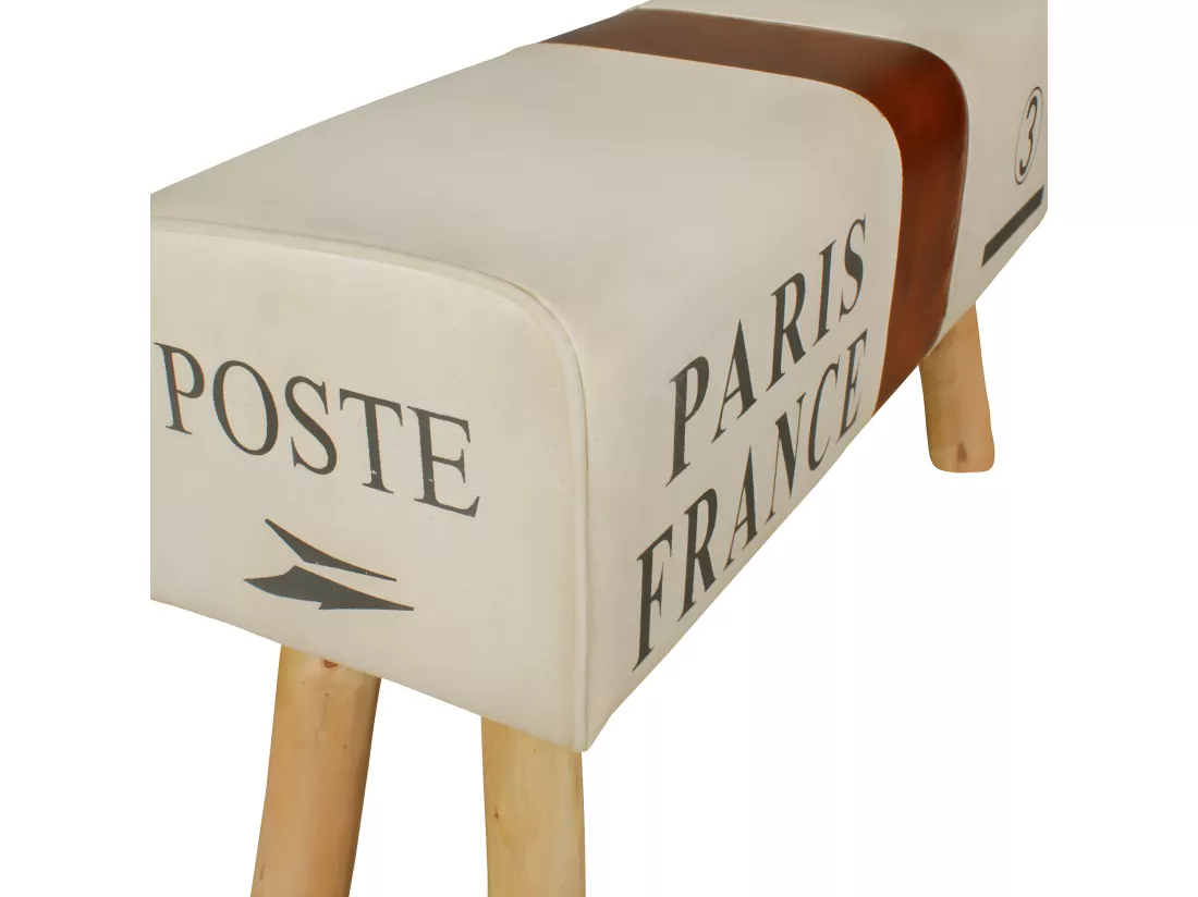Banc en tissu 91 cm Bois Massif Rembourré Banc Banquette Petit Colour