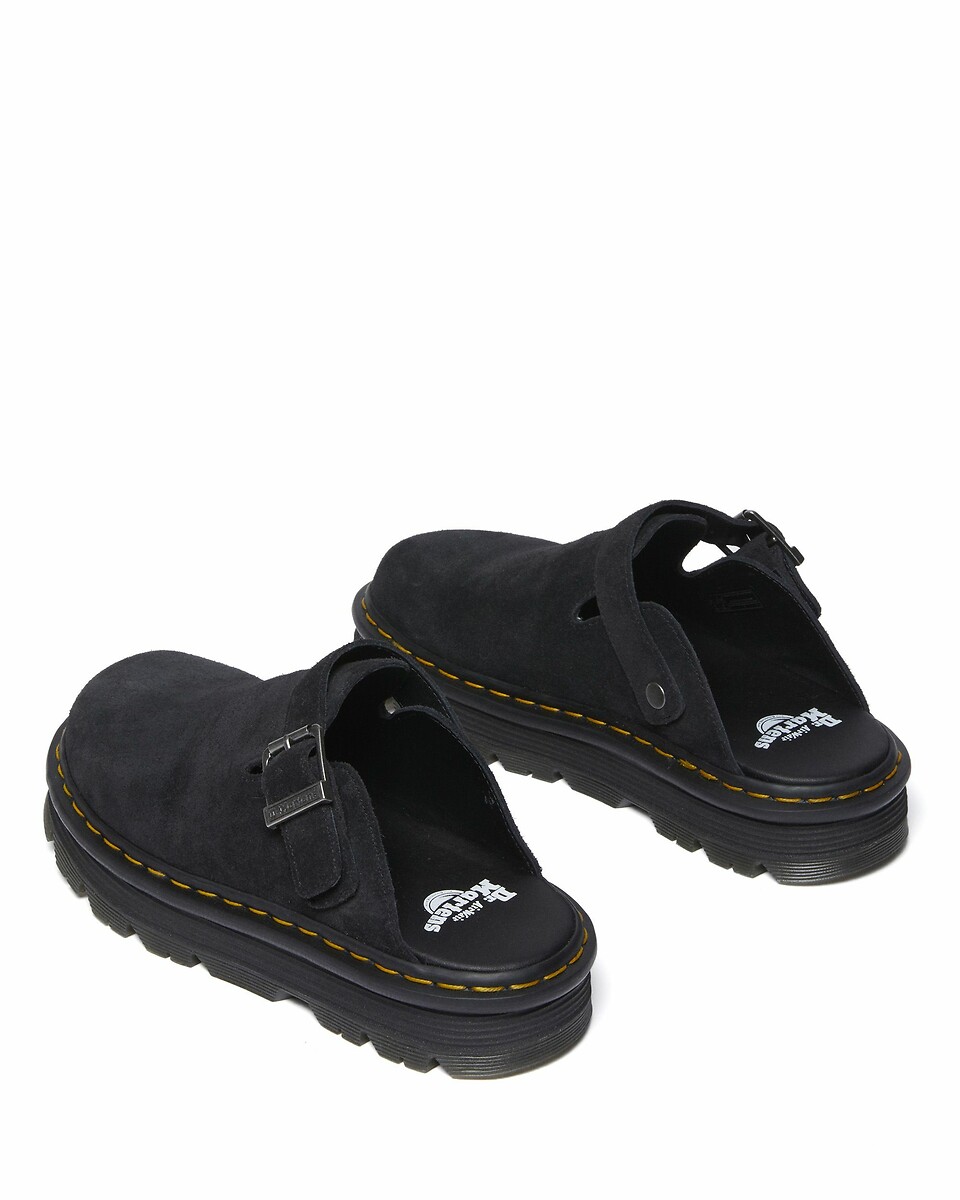 DR. MARTENS<br>Mules de camurça fechadas ZebZag