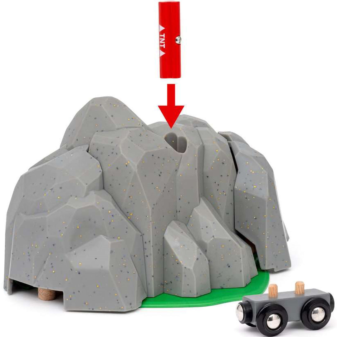 brio ontploffende tunnel