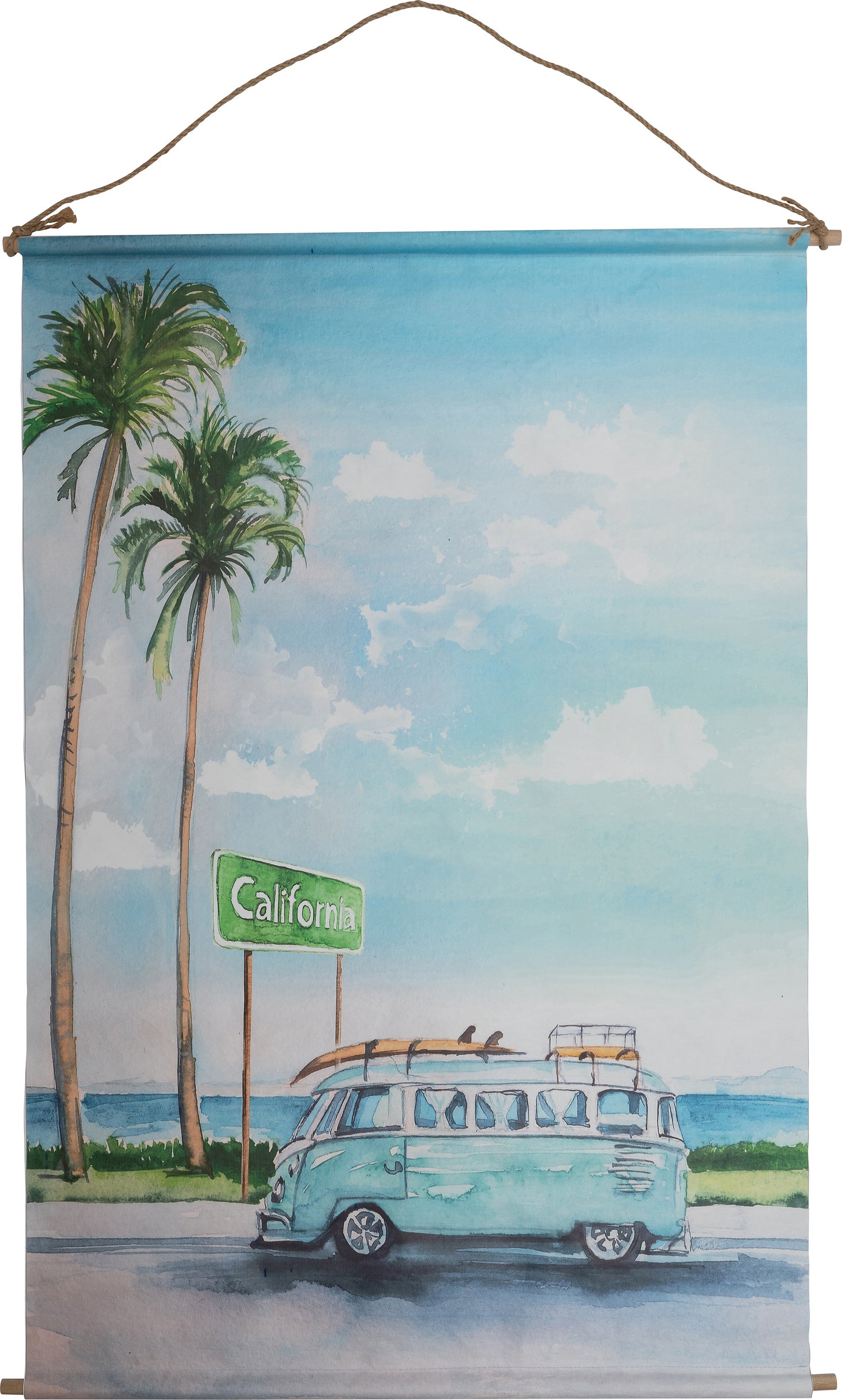 Intratuin tuinschilderij Sunny california multi 90 x 60 x 1 cm
