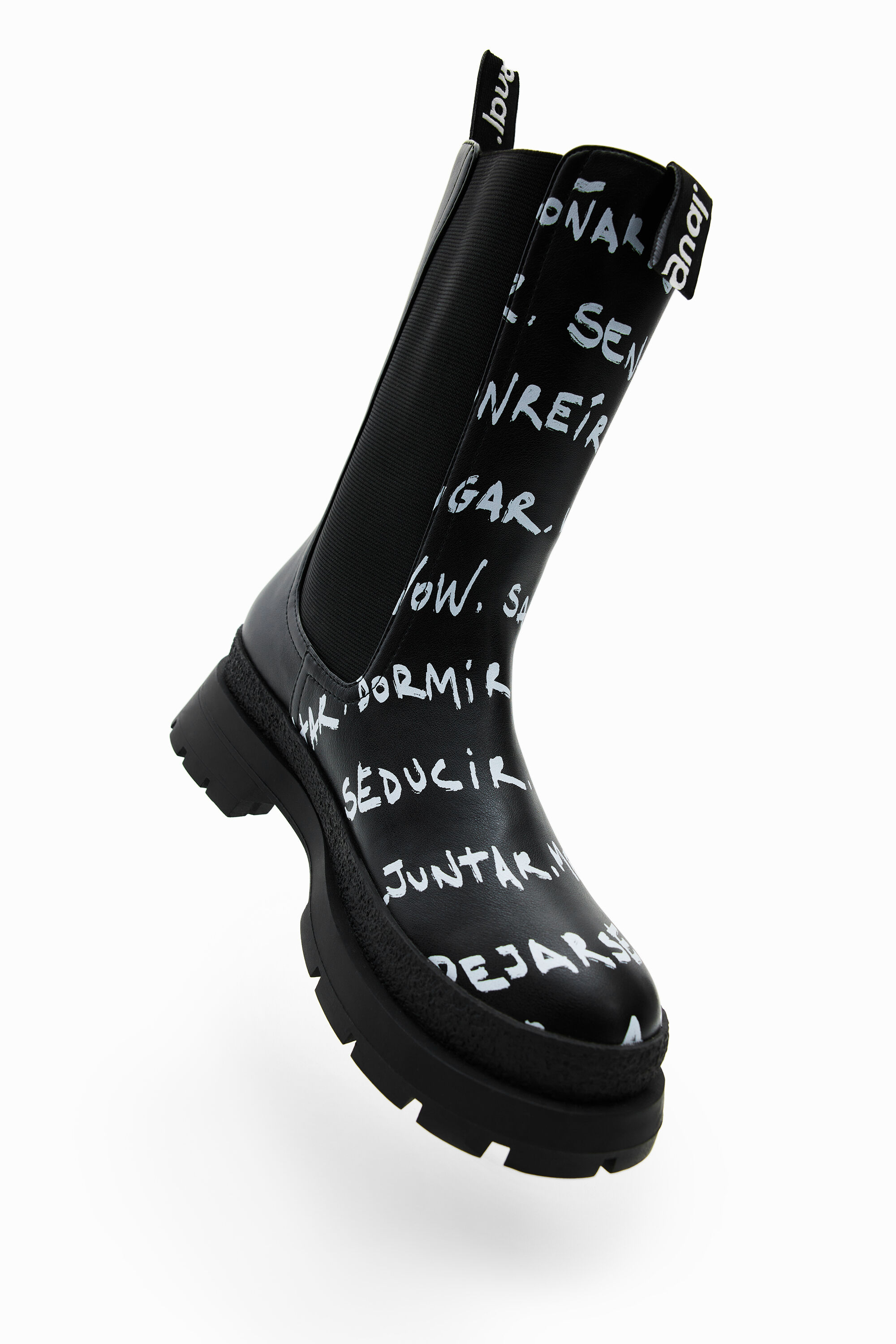 Mensagens de botas Chelsea altas