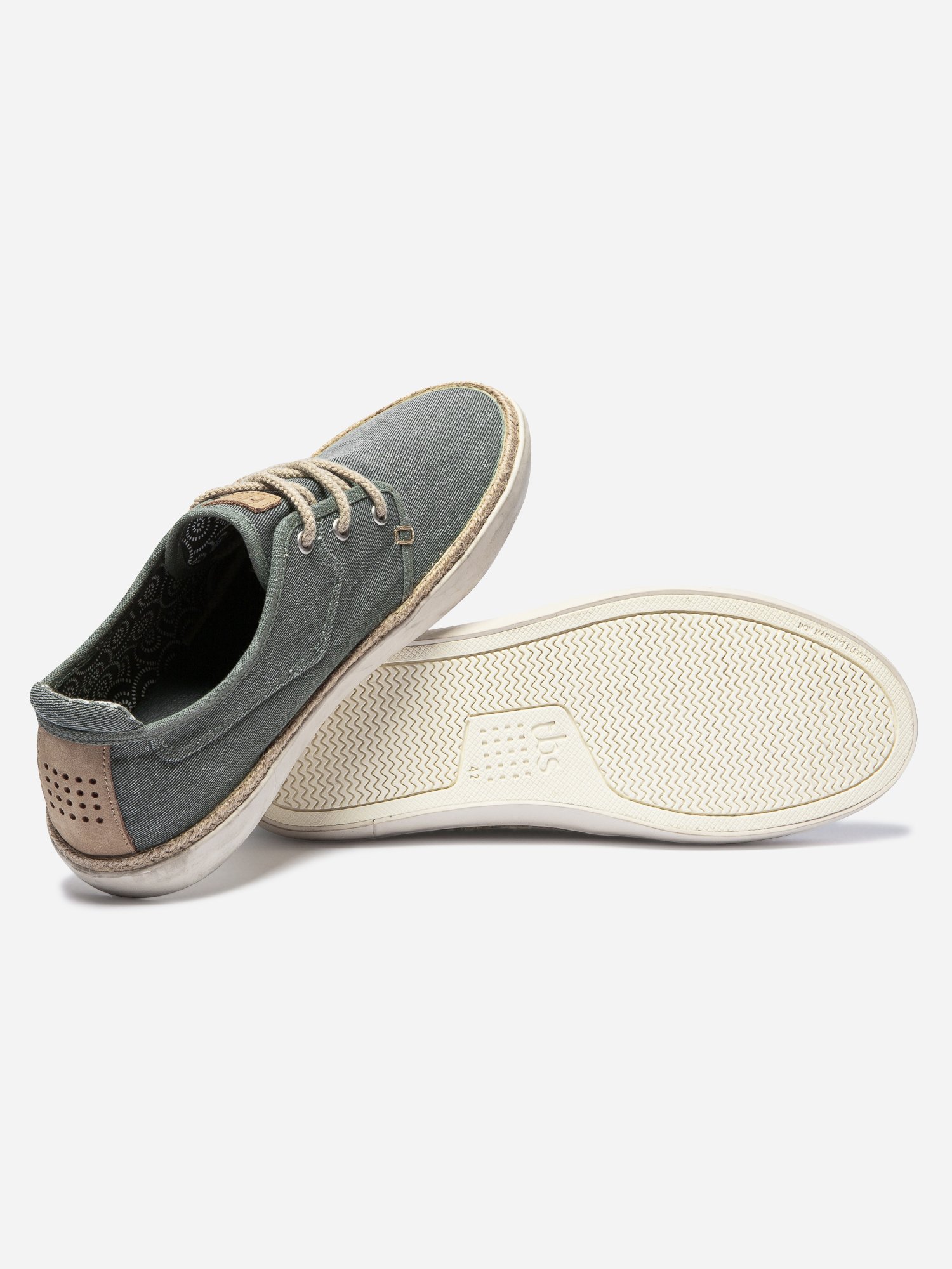Tennis En Toile Homme Kaki