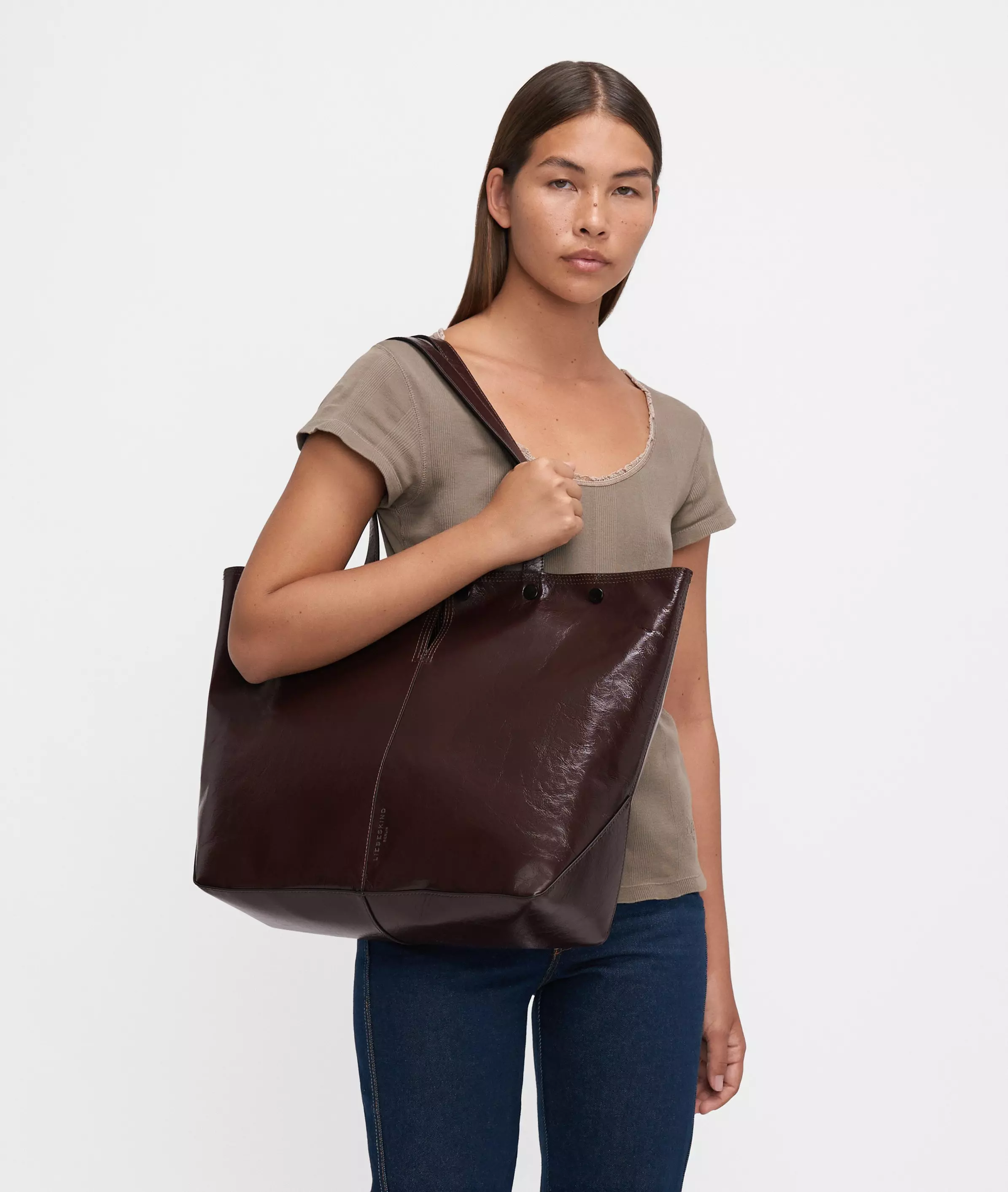 Rive Shopper L Large shopper made from nappa leather