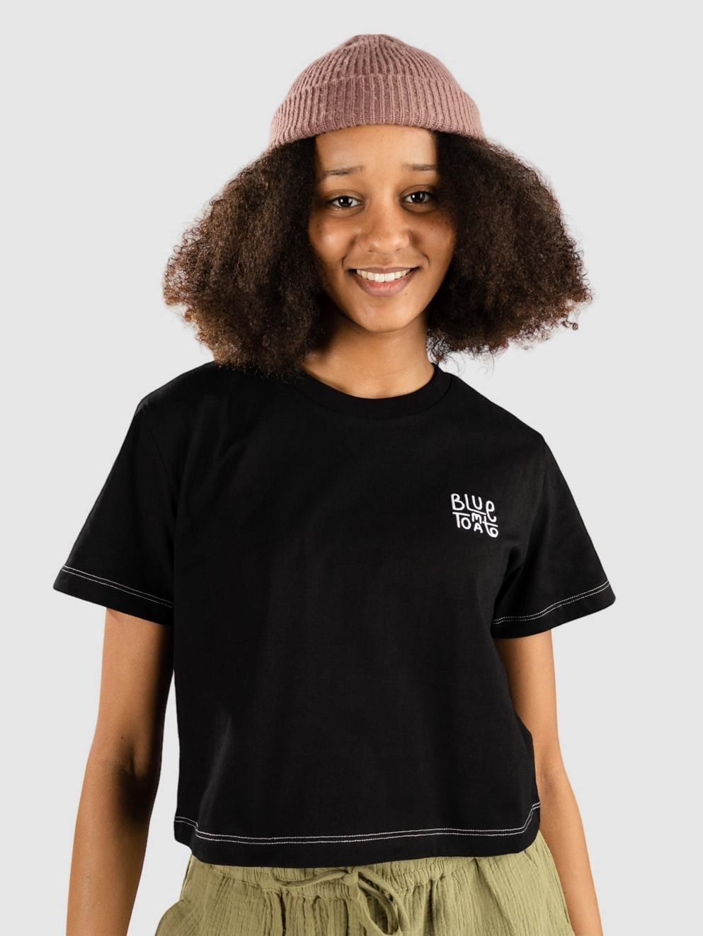 Blue Tomato Crop T-Shirt black