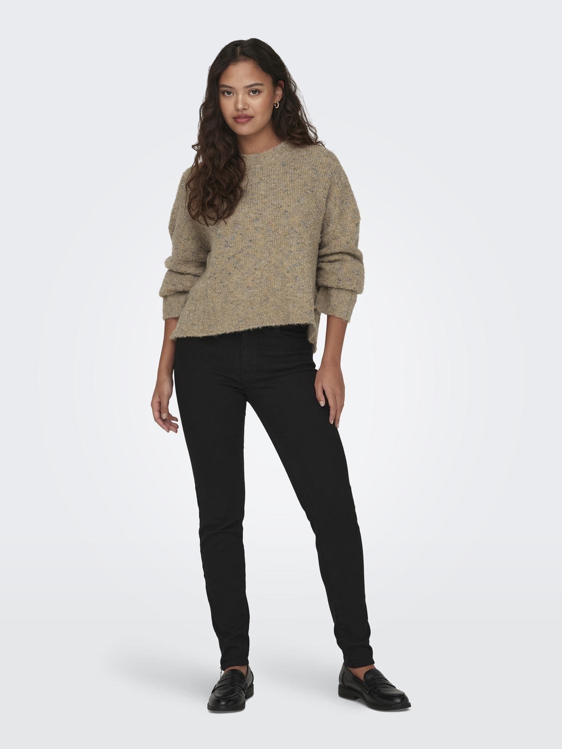 JDYNUELLA Strickpullover Irish Cream