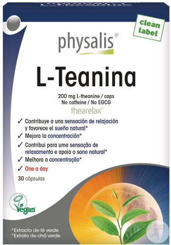 Physalis L-Théanine Végan 30 Capsules
