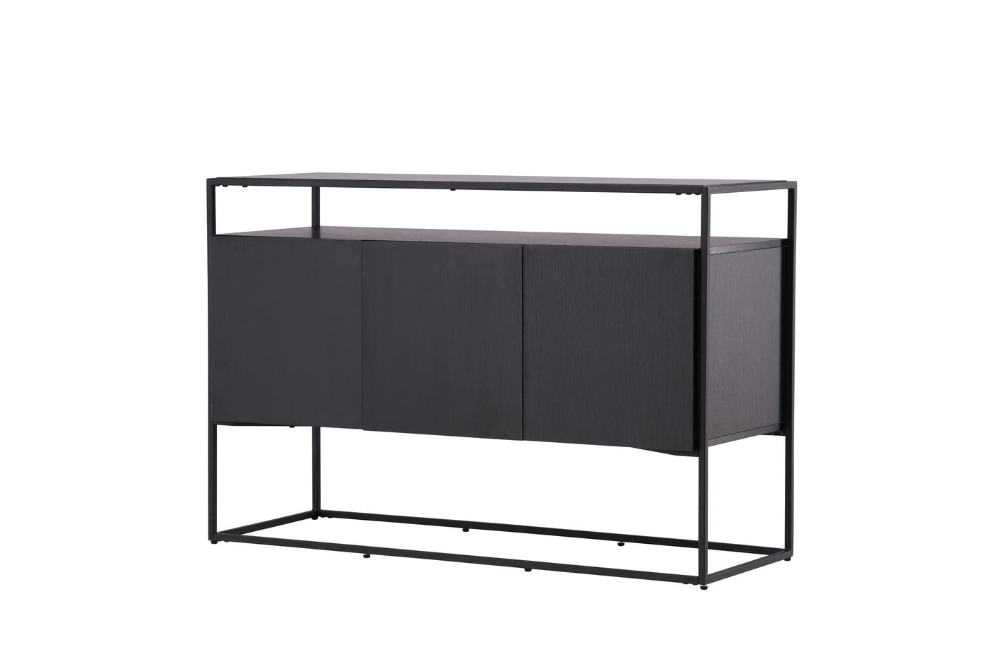 FjÃ´rd - Dressoir Zwart 120cm - MDF - Kingsport