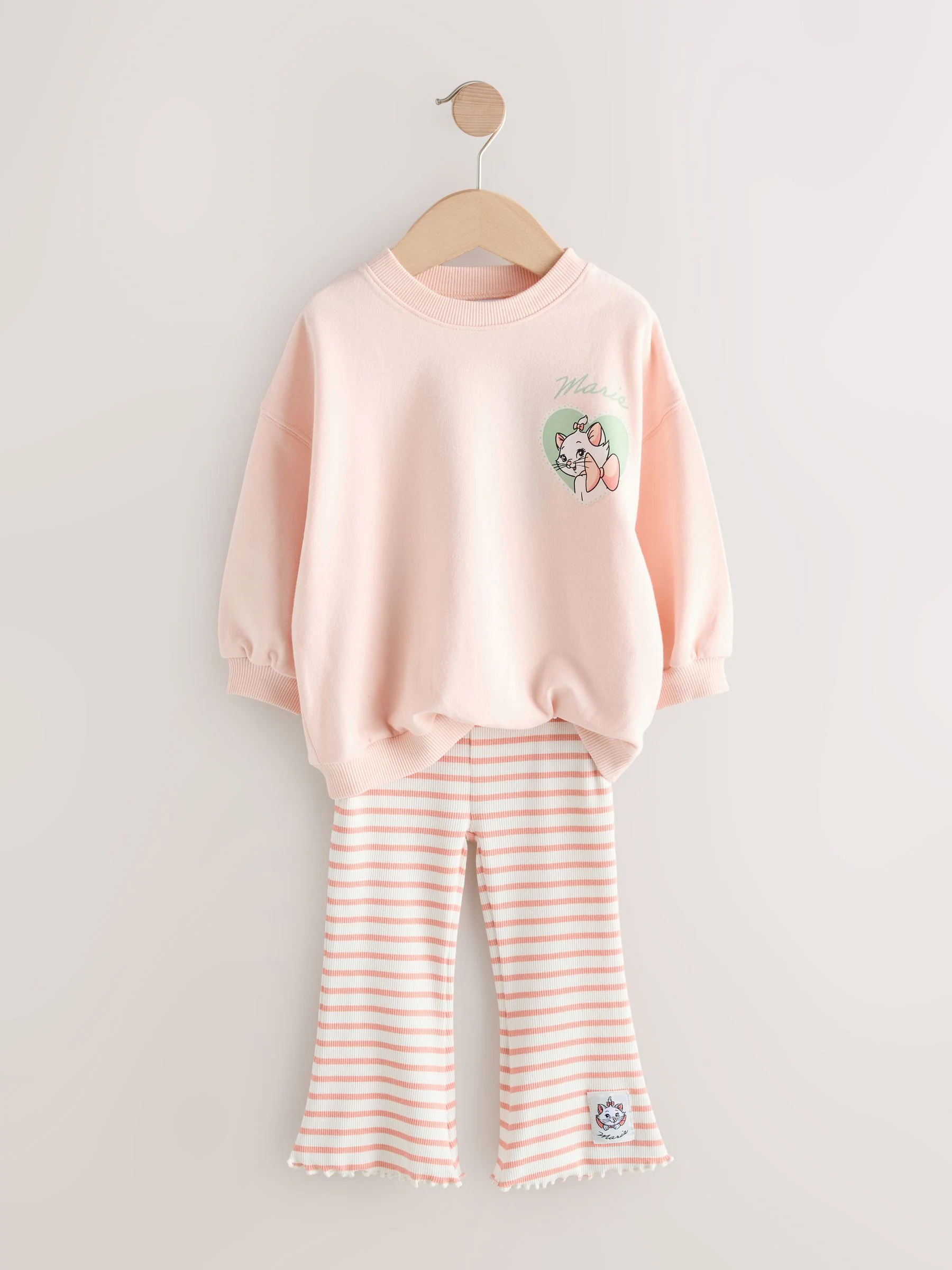 Roze - Disney Aristocats Marie Long Sleeve Top and Leggings Set (3mths-7yrs)