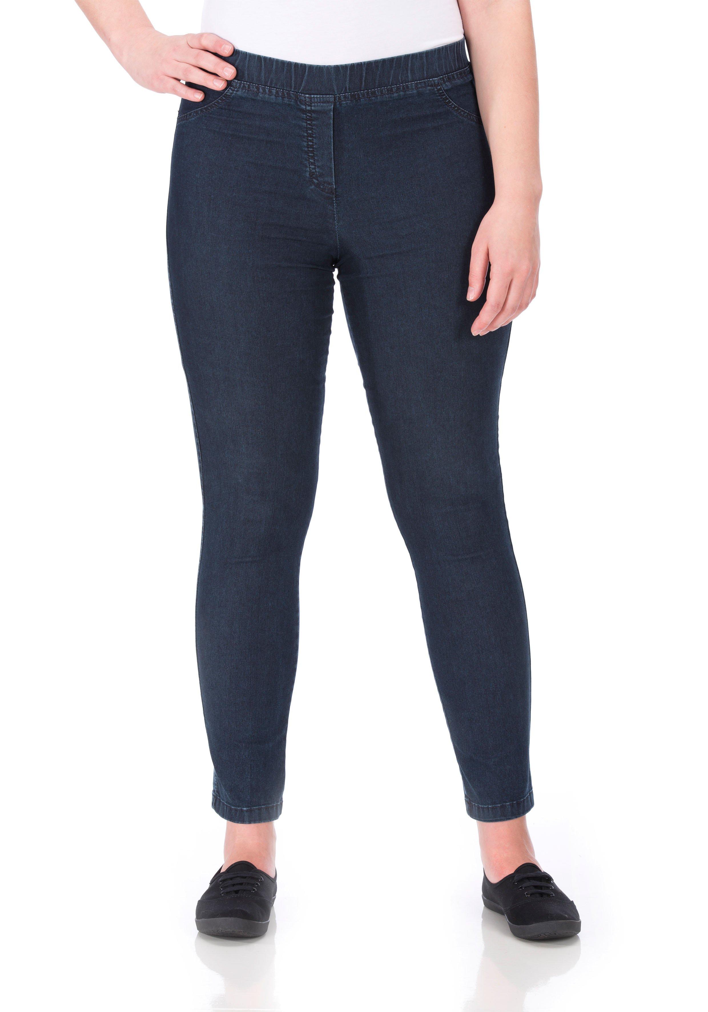 Jeggings aus Super Stretch, in leicht glänzender Optik