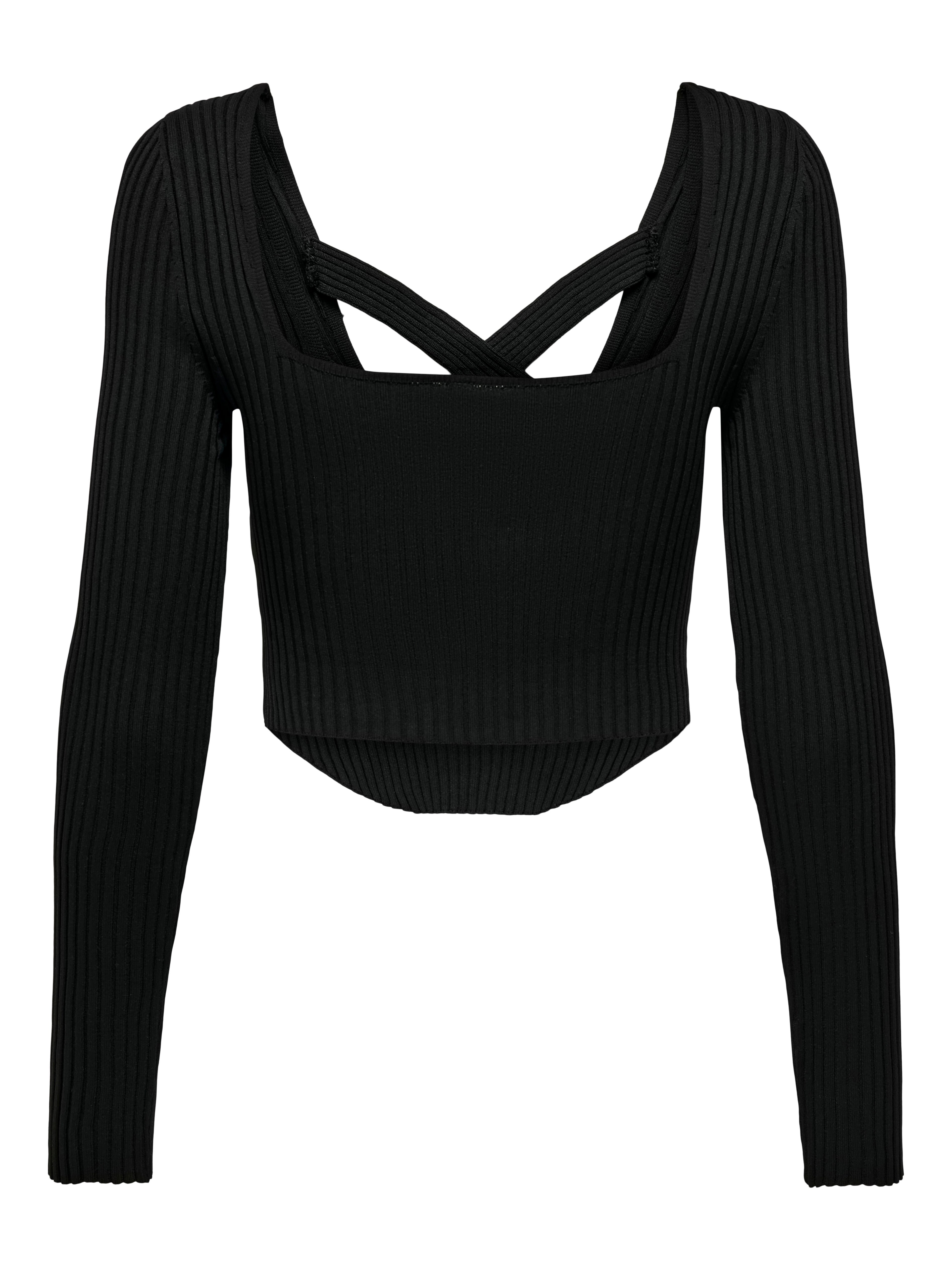 ONLLISA Strickpullover Black