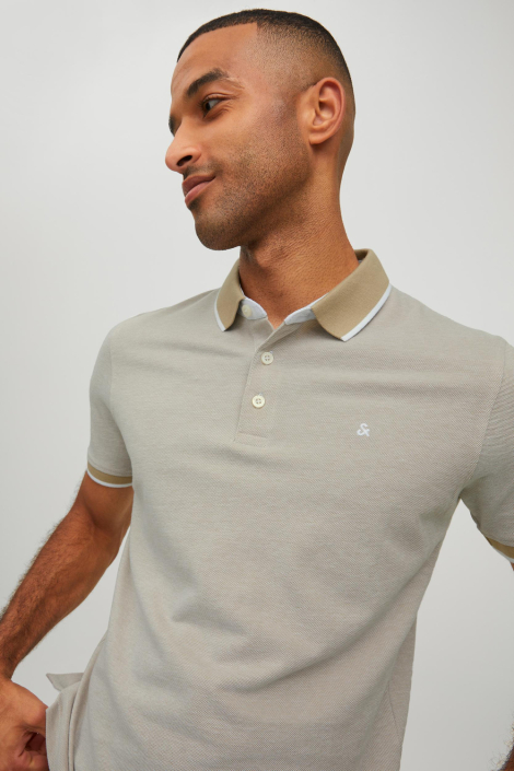 Jack & Jones bruine heren polo