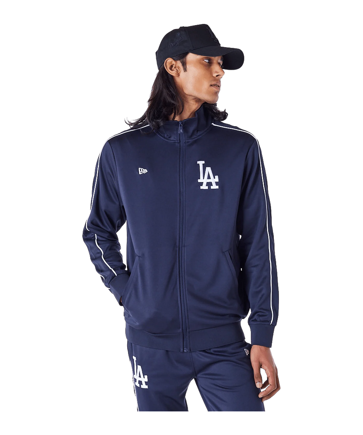 New Era MLB Los Angeles Dodgers Trainingsjacke Blau