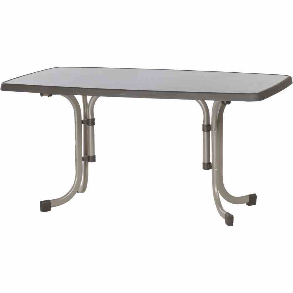 Klapptisch BOULEVARD - champagner - Stahl - 150x90 cm