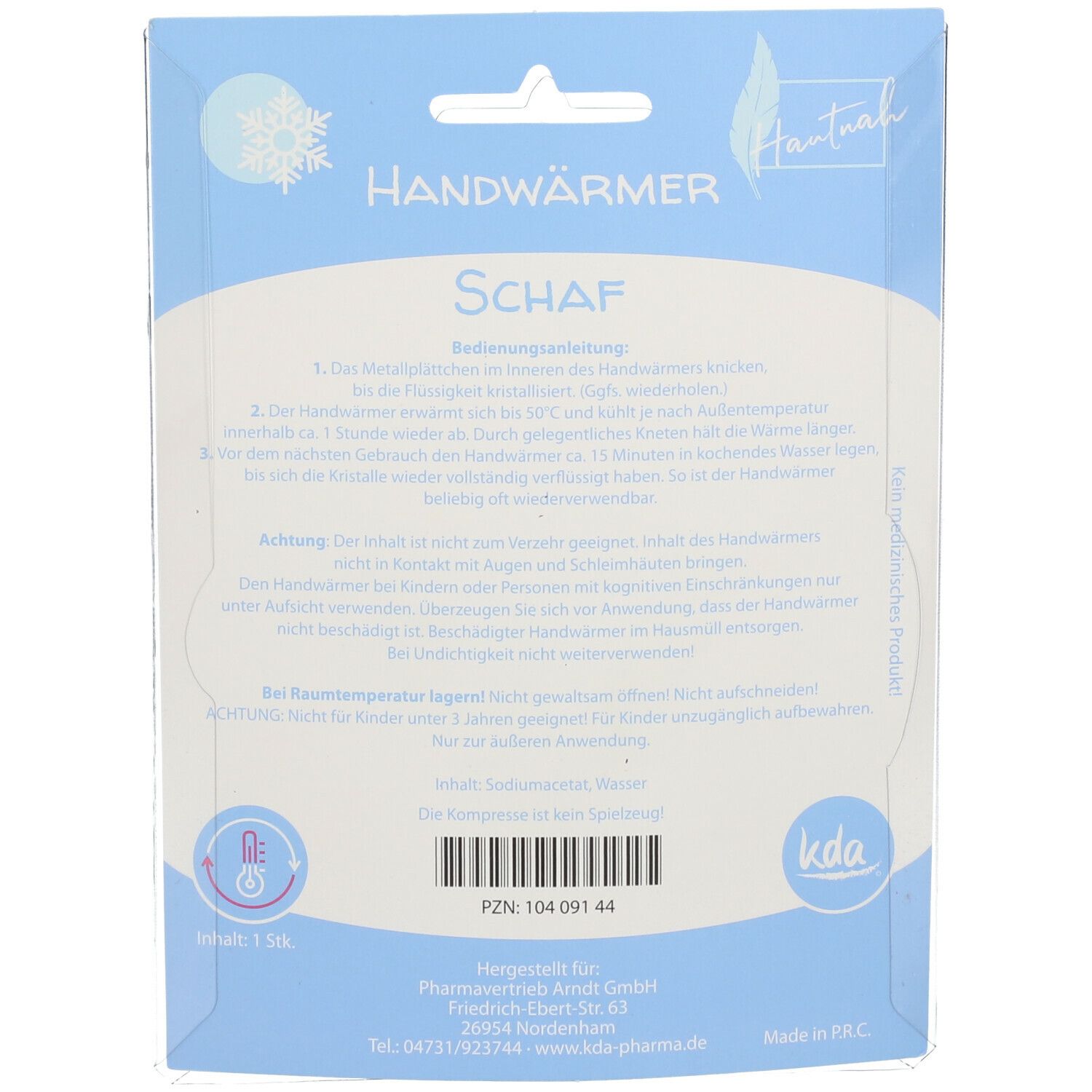 KDA® Handwärmer Schaf