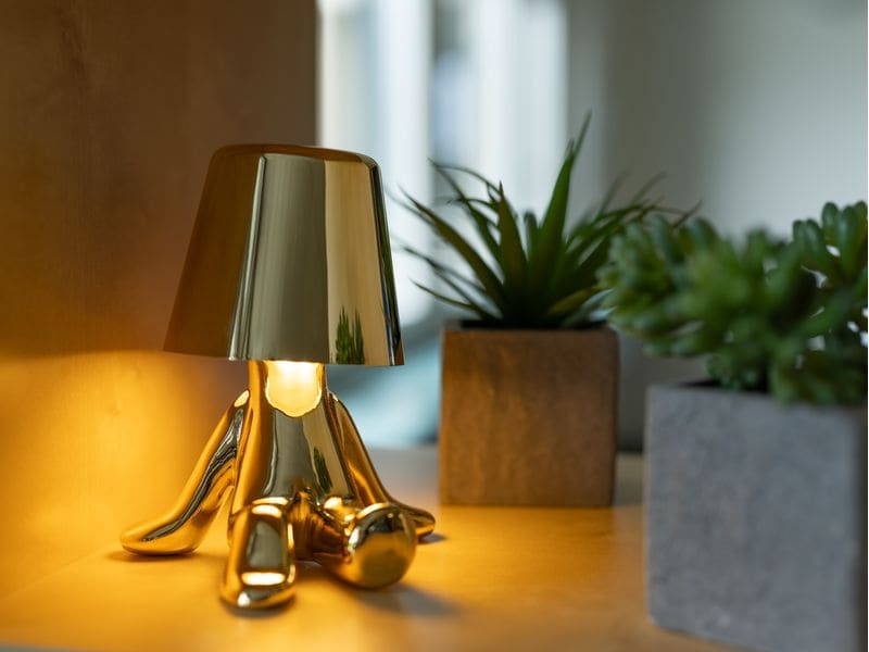COCON LED Stimmungslicht KIDDO Gold Portable Akku-Tischleuchte