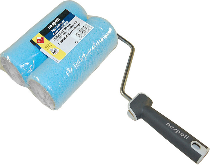 Lot rouleau + 1 manchon Nespoli Teflon surface lisse Ø60 180 mm