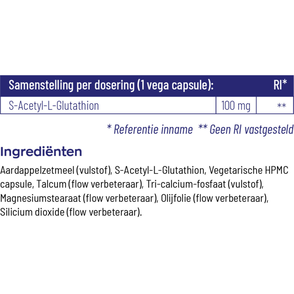 Vitakruid S-Acetyl-L-Glutathion 90 vegacapsules
