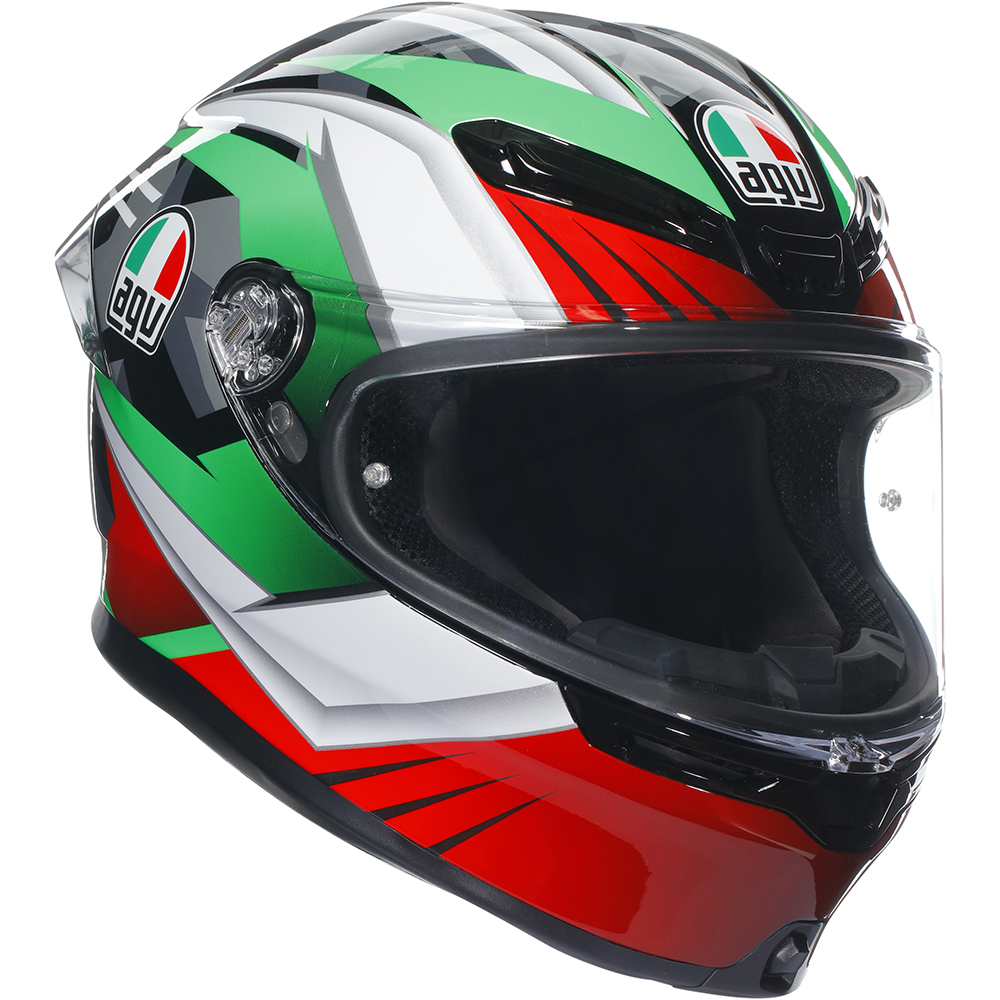 AGV - Casque K6 S Excite Vert / Blanc / Rouge