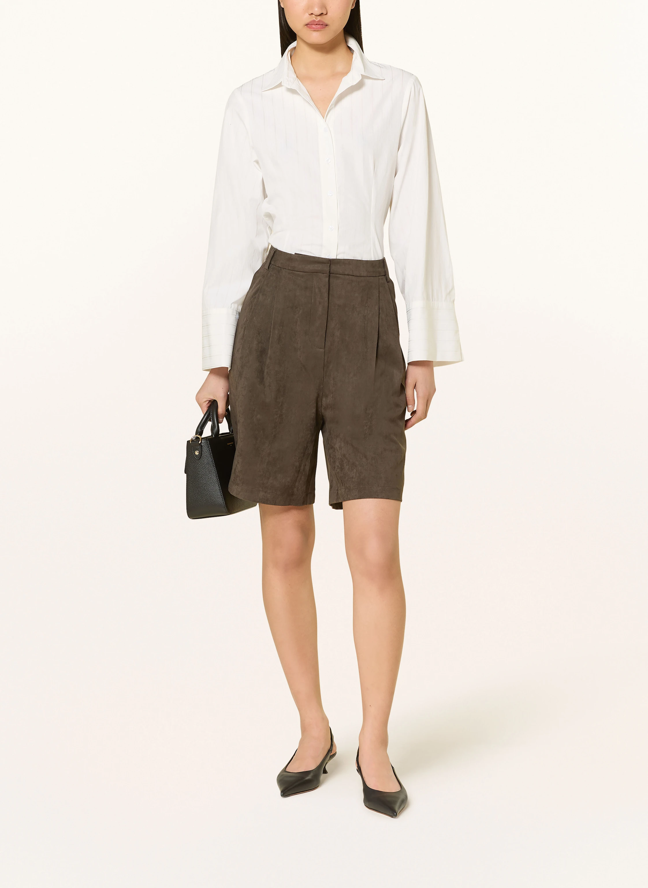 NEO NOIR Shorts NIKA in Lederoptik