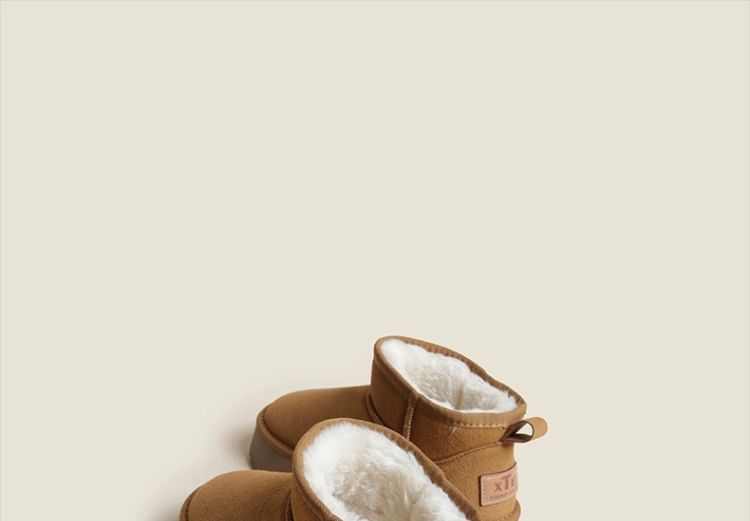 SouthBay Shoes - Platform Plain Snow Enkellaarzen