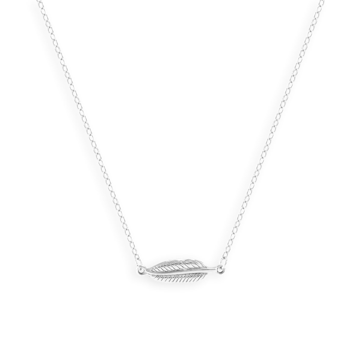 Collier en acier argenté