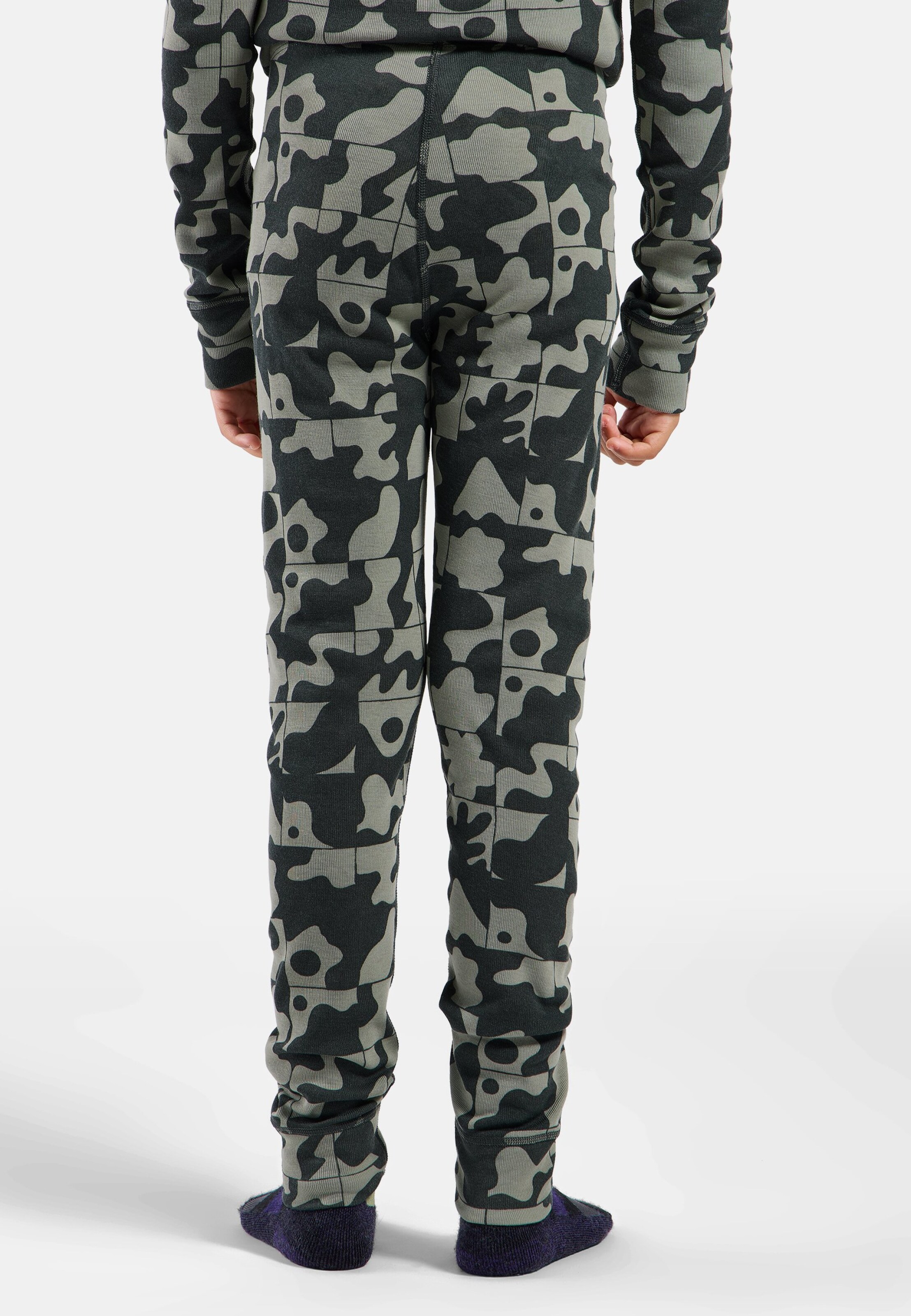 Adventurer Active Warm Base-Layer-Tights mit Print in shadow.