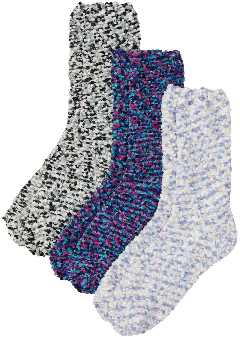 Lot de 3 paires de chaussettes douillettes avec fil fantaisie