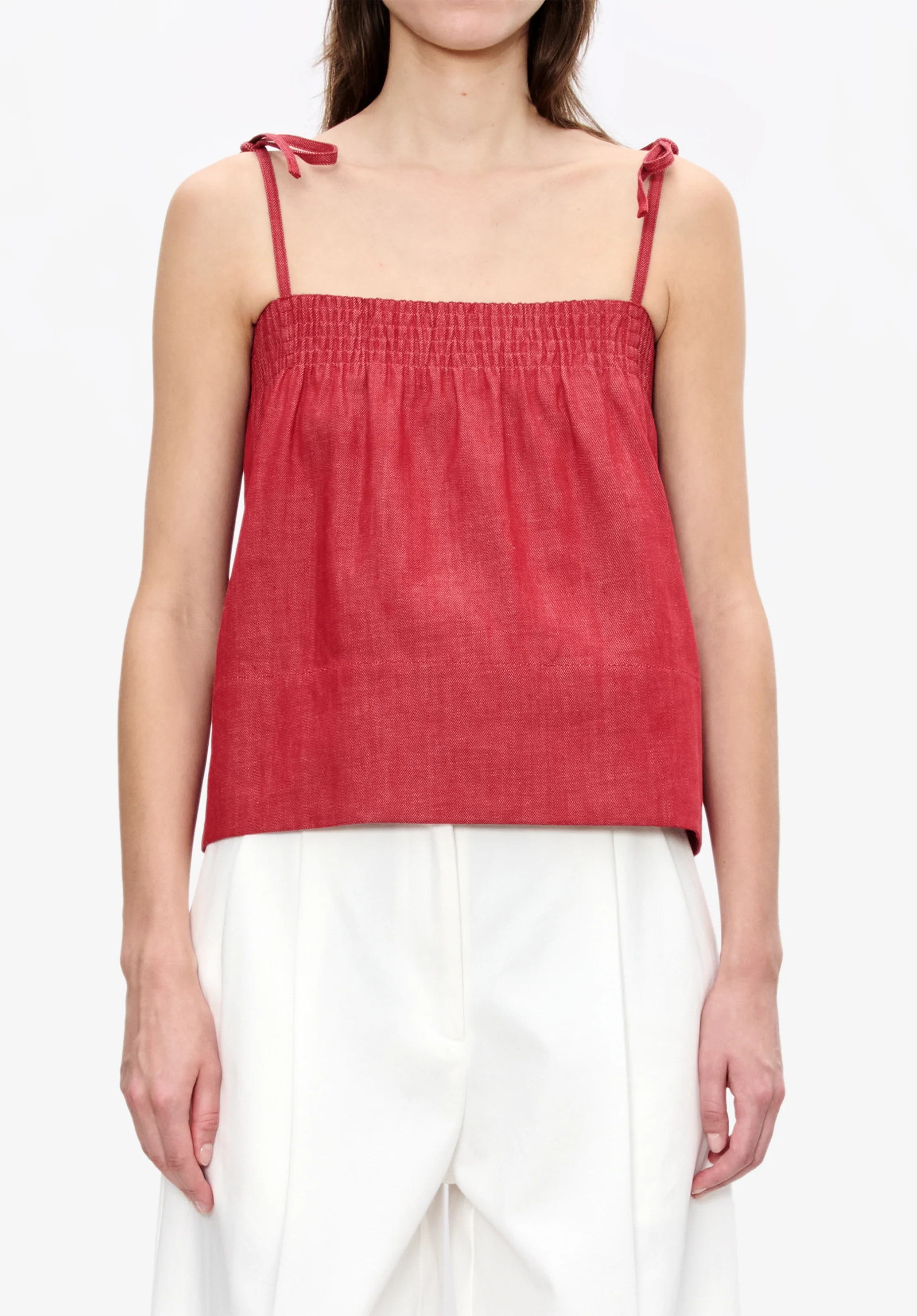 Top Cléo - Rouge