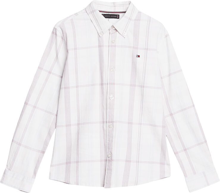 Tommy Hilfiger CHECK REGULAR SHIRT LS Red check