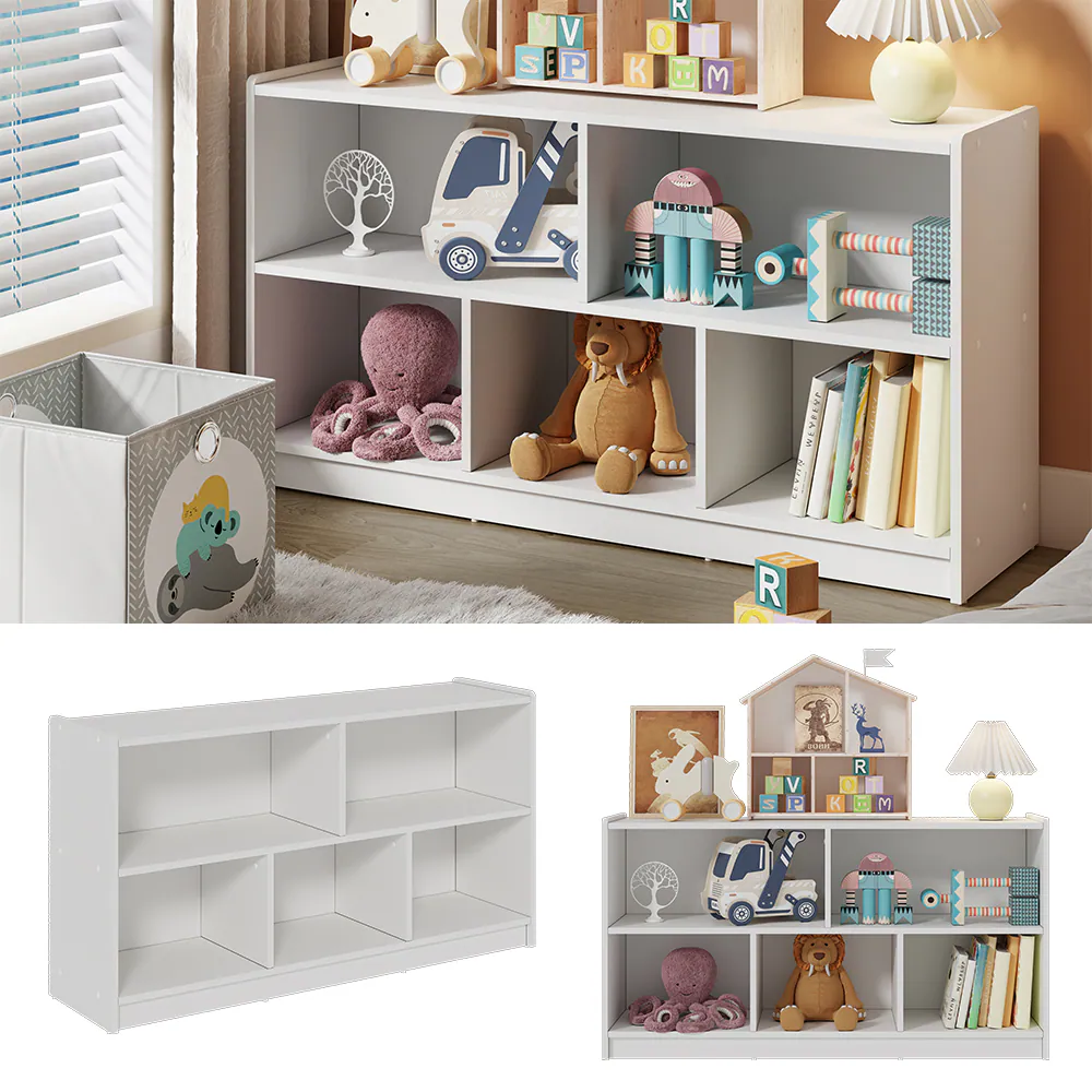 Vicco Kinderregal Conny Weiß 112 x 61 cm