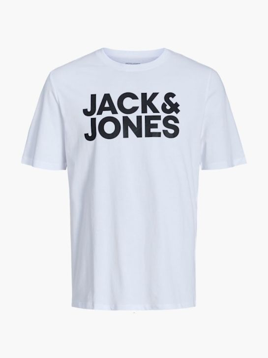JACK & JONES T-Shirt Weiss
