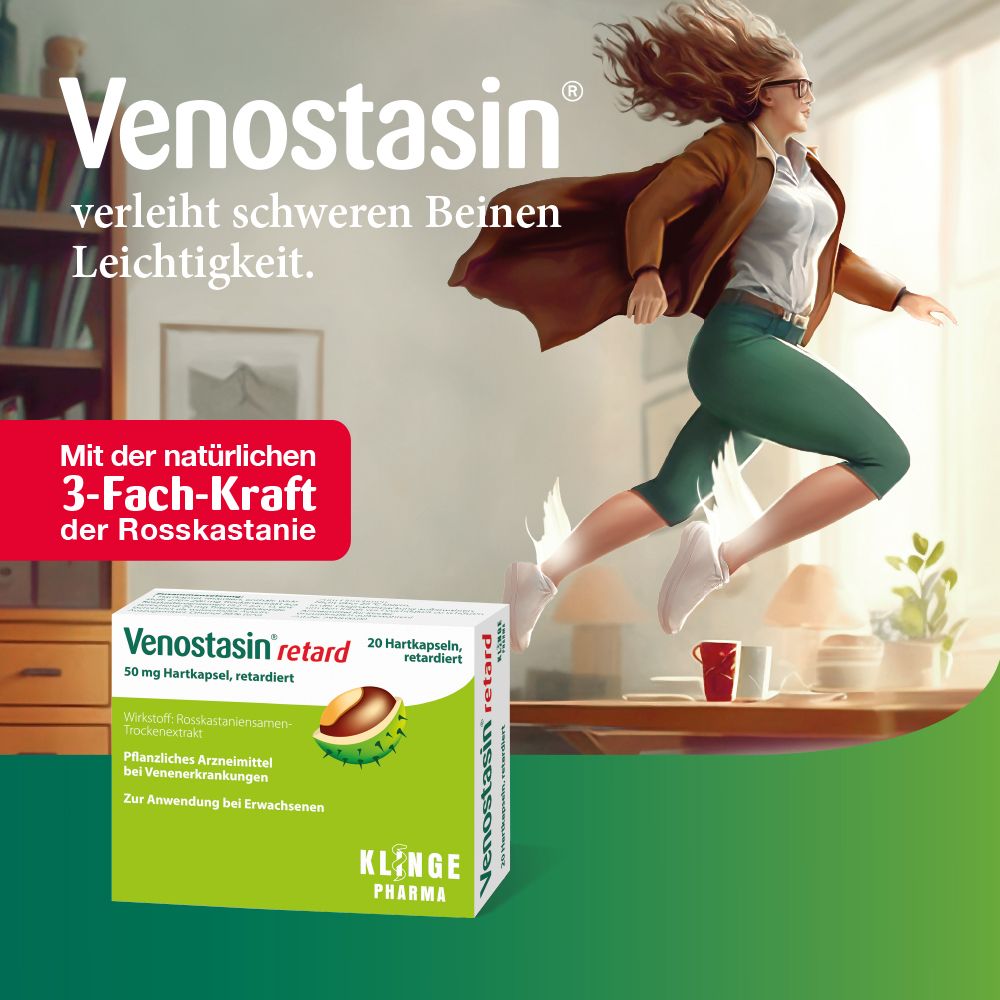 VENOSTASIN retard 50 mg Hartkapsel retardiert bei Venenleiden