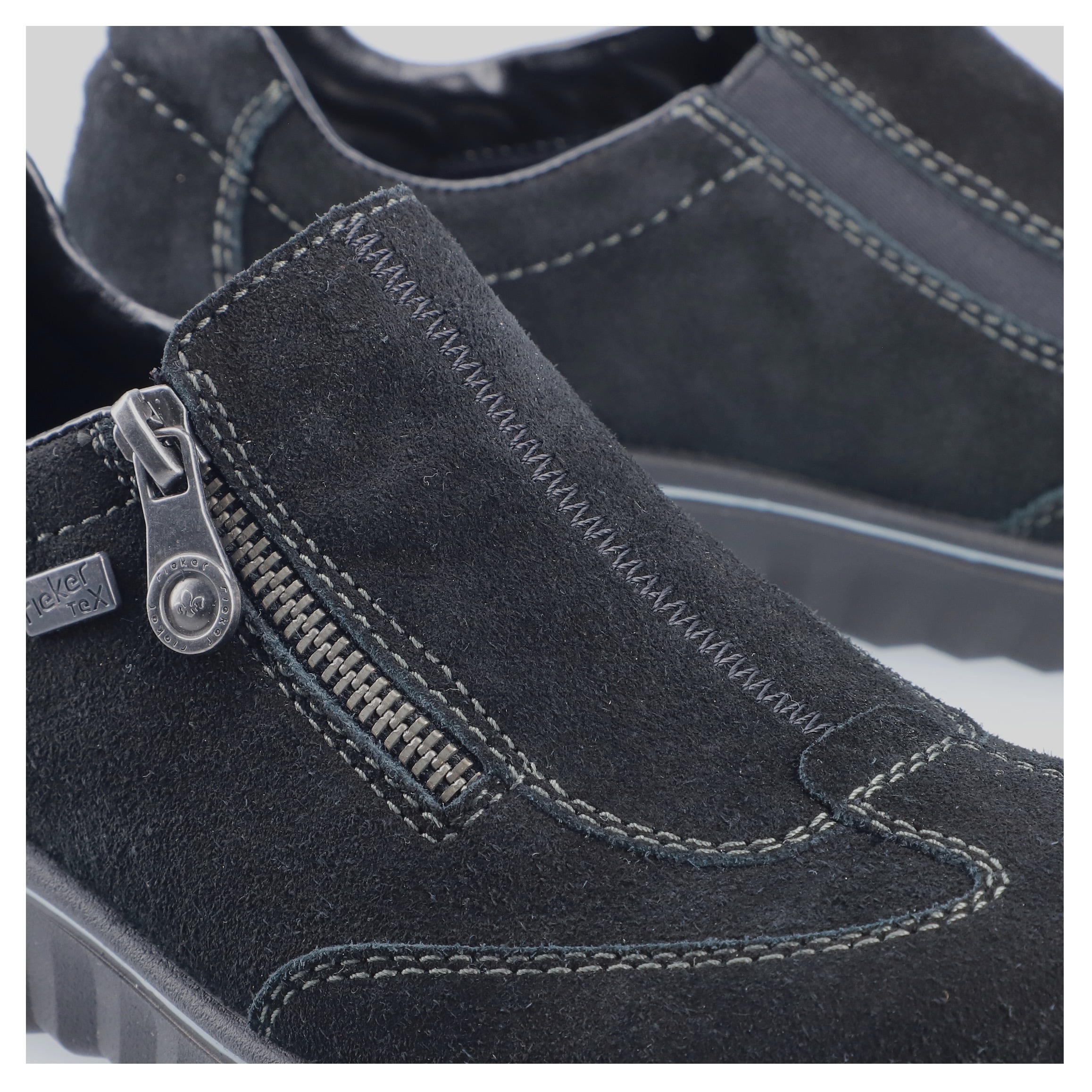 Rieker Slip-On Sneaker  , Freizeitschuh, Halbschuh, Outdoorschuh mit riekerTEX-Membran