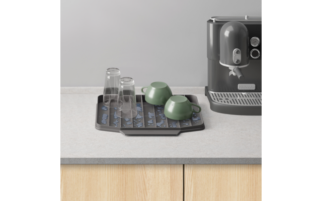Metaltex Gravity-Duo Abtropfmatte beidseitig Verwendbar 40 x 33 cm