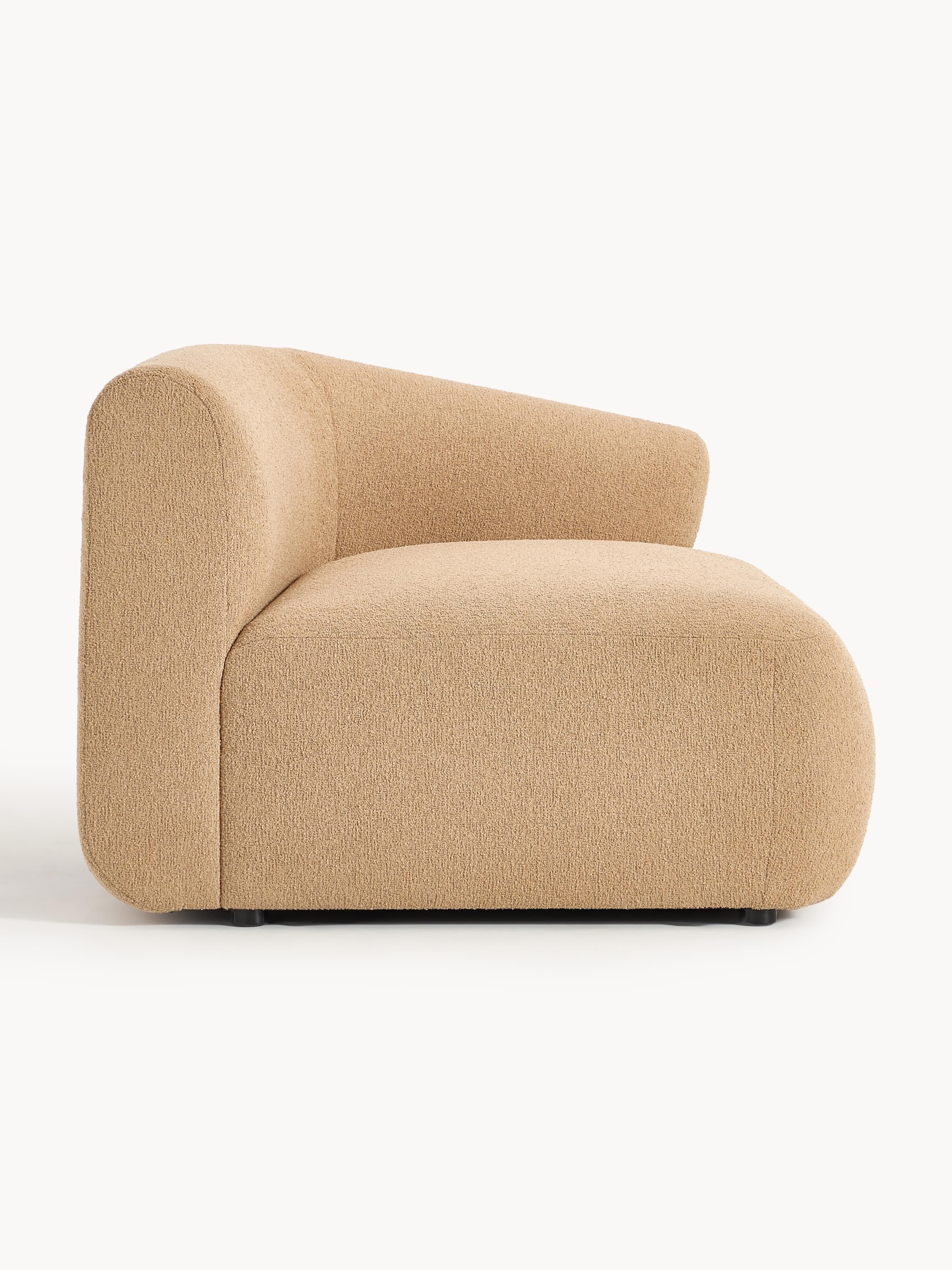 Bouclé hoekmodule Sofia