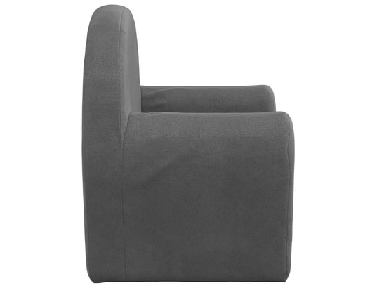 VIDAXL - Chambre bébé Canapé-lit pour enfants anthracite peluche douce