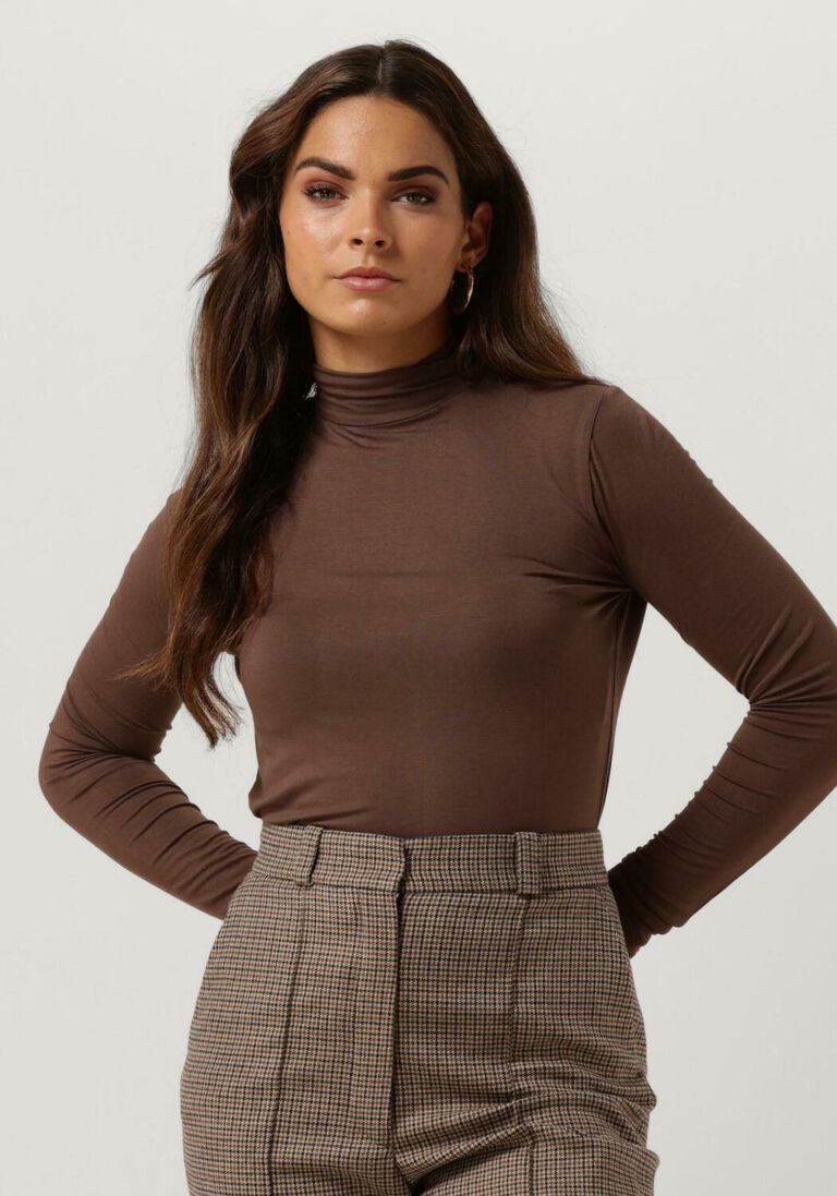 CC HEART bruine cc heart coltrui cc heart sofia turtleneck blouse