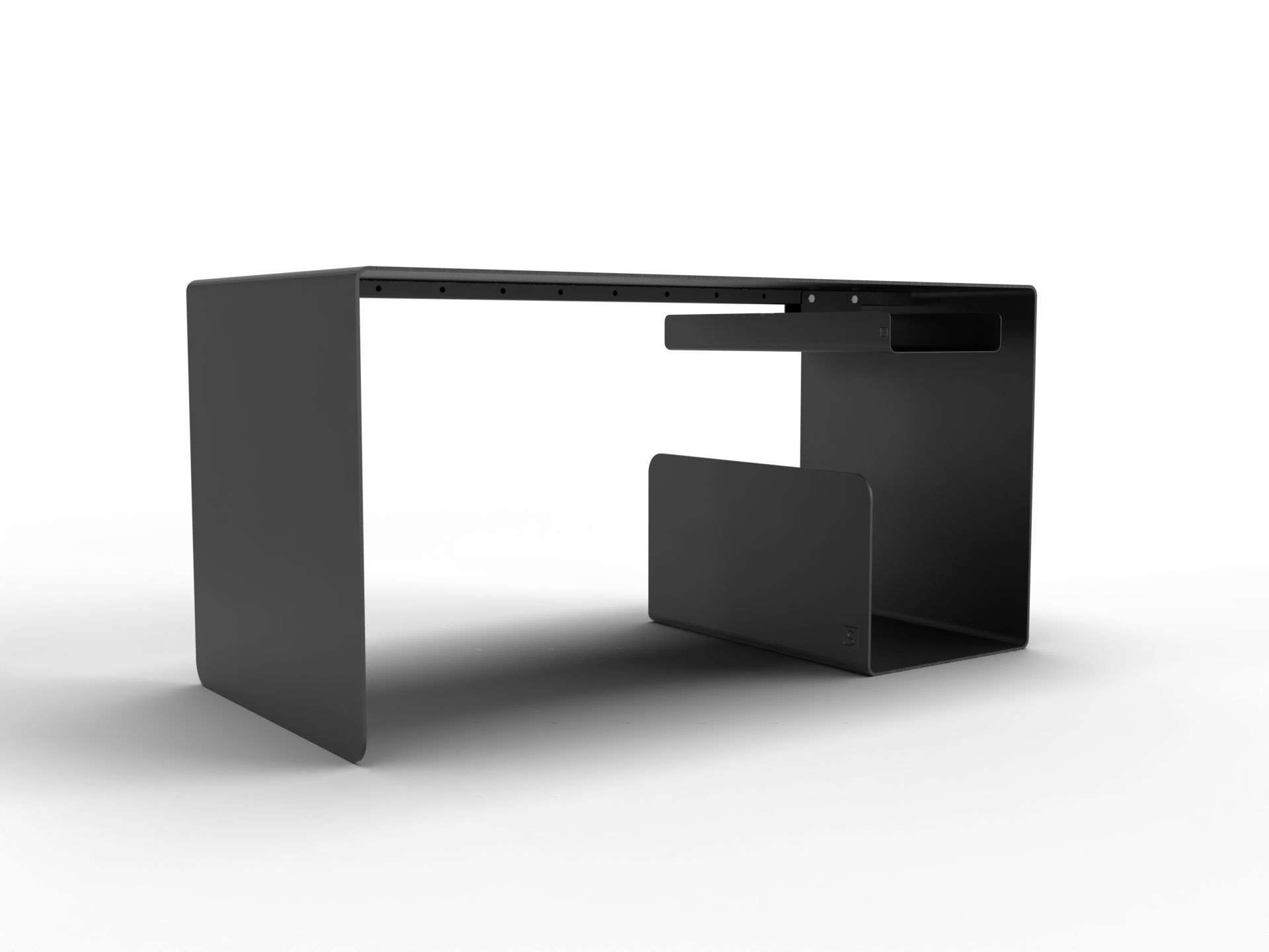 Steellish salontafel Glide & Plateau Zwart