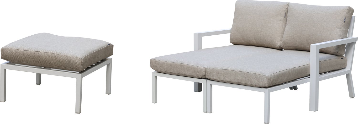 Intratuin 2-zits loungeset Milo wit