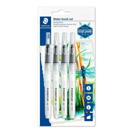 STAEDTLER® 949 Wasserpinsel Set 4 ST BK