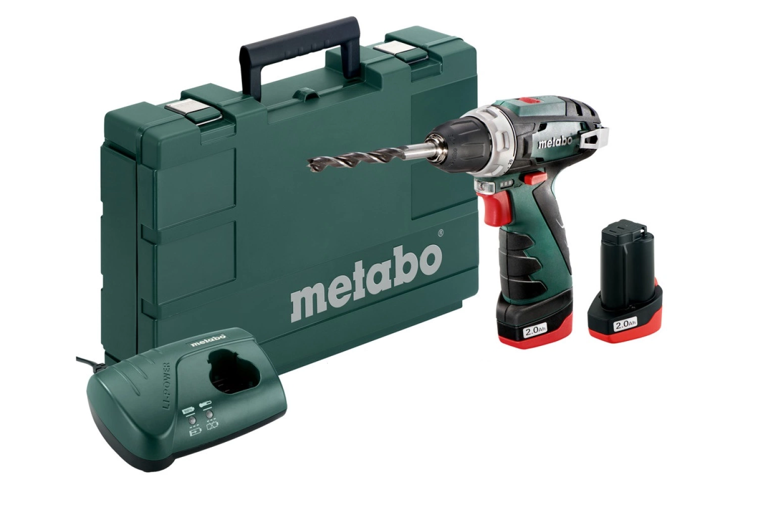 Metabo Powermaxx BS Basic 10.8V Li-Ion accu boor-/schroefmachine set (2x 2.0Ah accu) in koffer